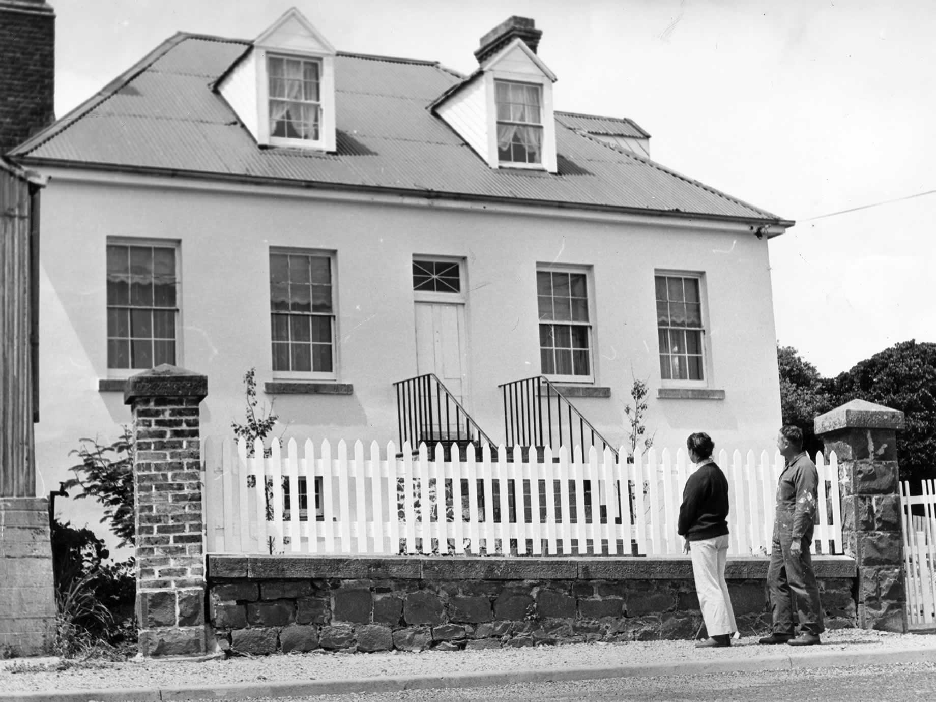 Source: Meg Eldridge Locals walking past Poet’s Cottage